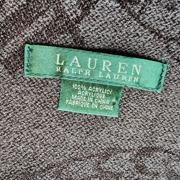 Lauren Ralph Lauren Gray's Logo in design Scarf - Picture 2 of 3